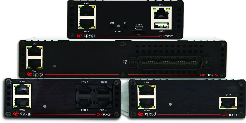 Epygi QX IP PBX appliances